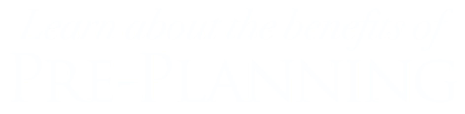 Join us for our pre-planning seminar